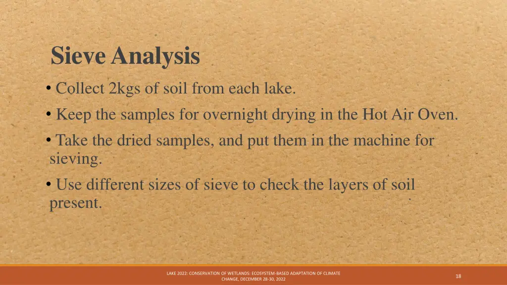 sieve analysis