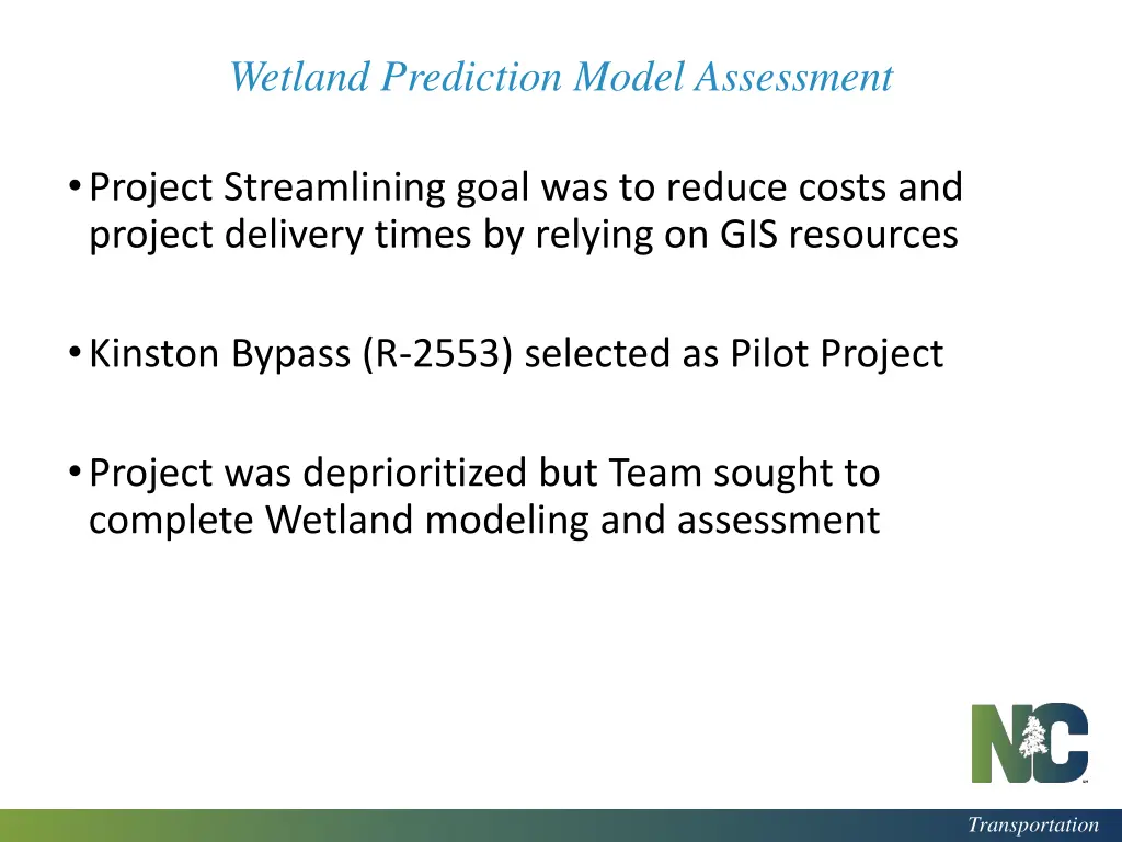 wetland prediction model assessment 1