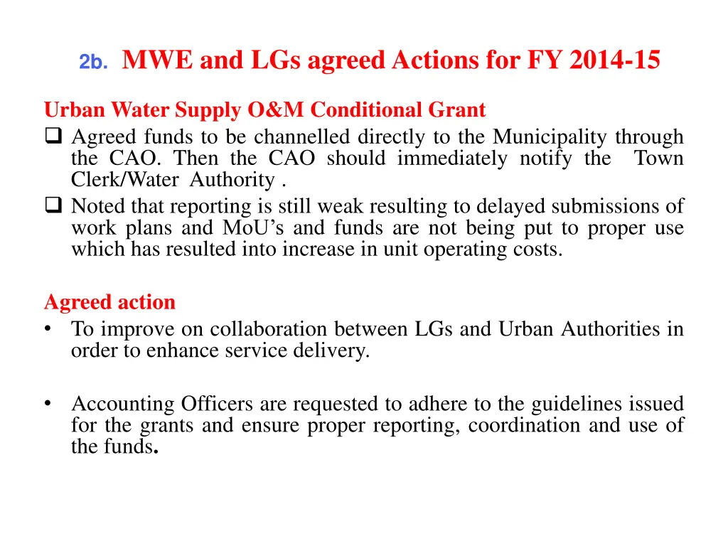 2b mwe and lgs agreed actions for fy 2014 15 4