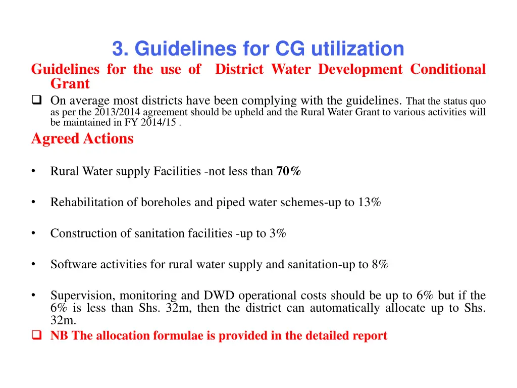 3 guidelines for cg utilization guidelines