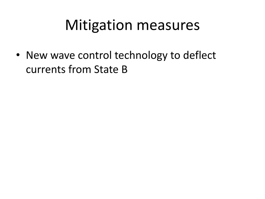 mitigation measures