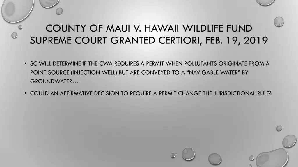 county of maui v hawaii wildlife fund supreme