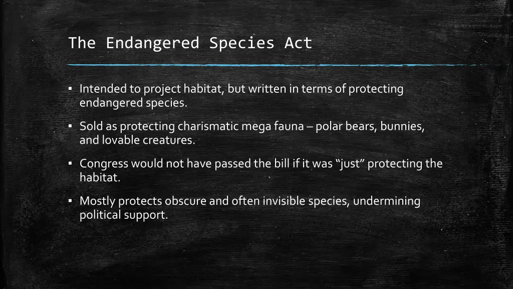 the endangered species act