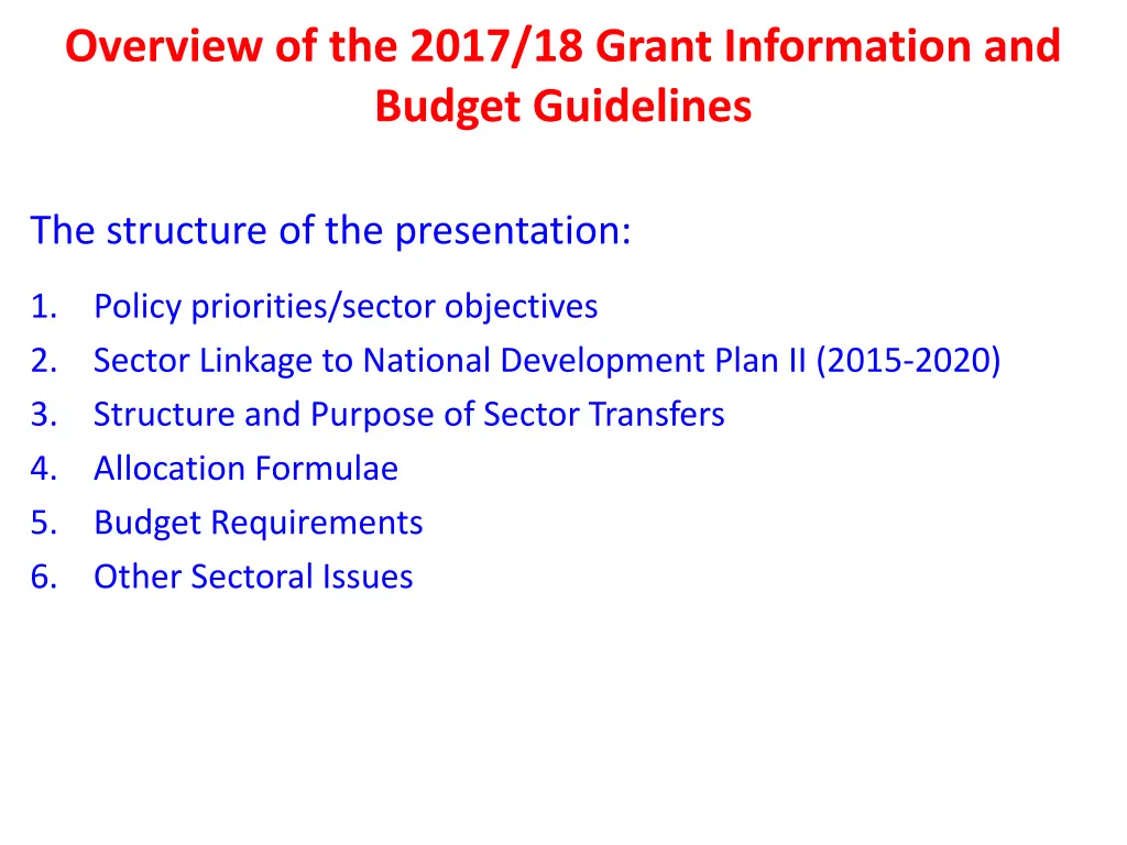 overview of the 2017 18 grant information