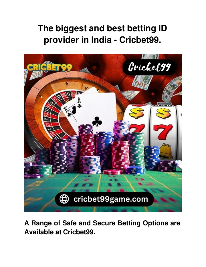 the biggest and best betting id provider in india