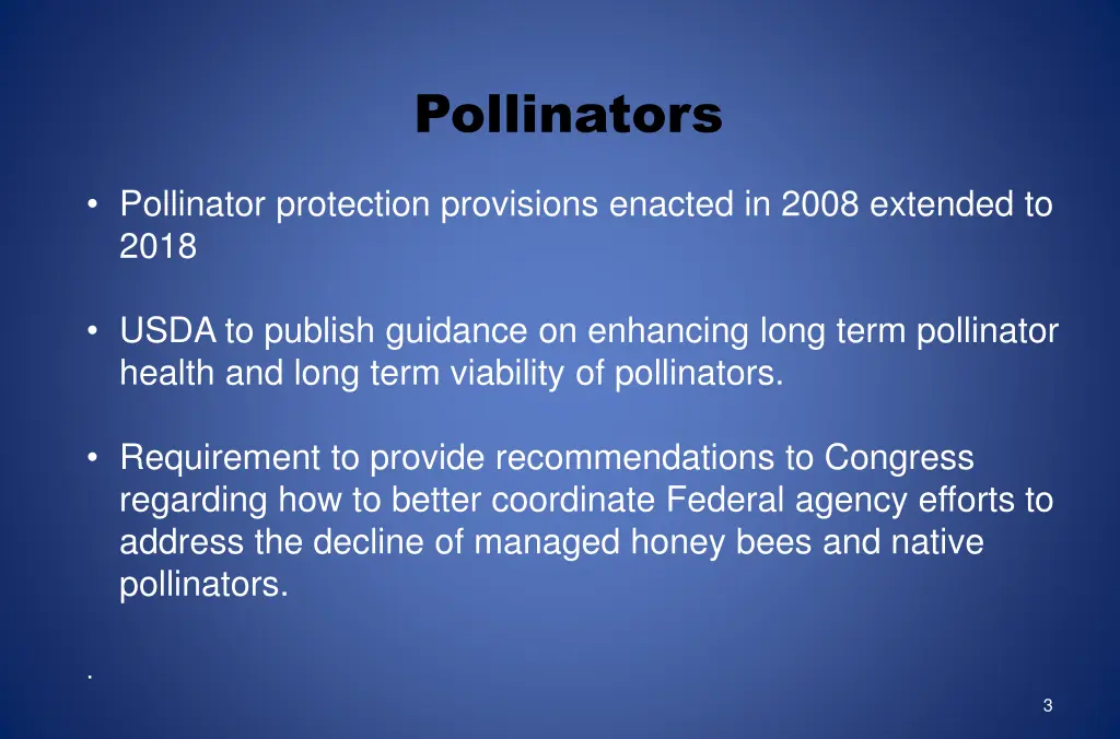 pollinators