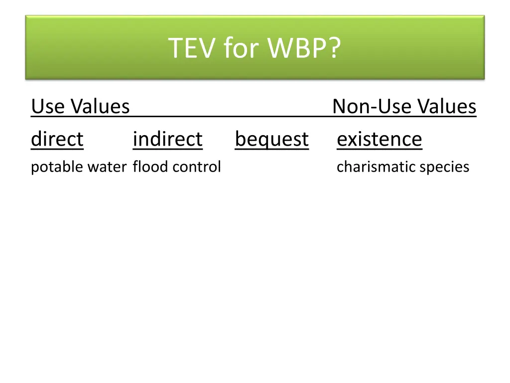 tev for wbp