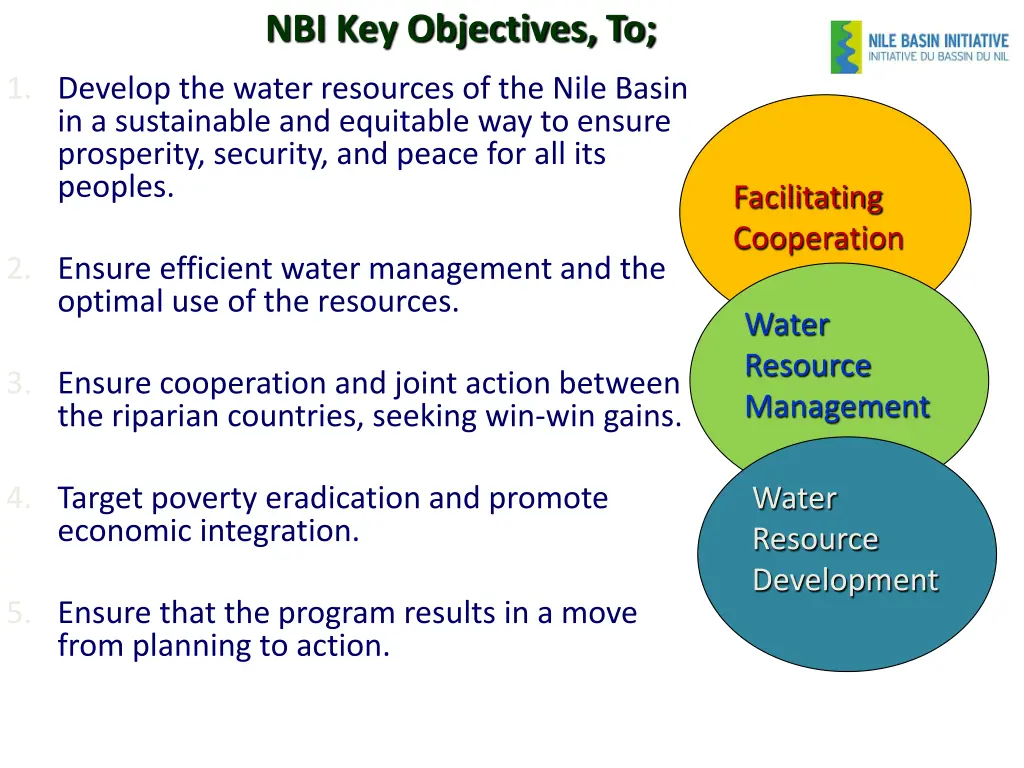 nbi key objectives to