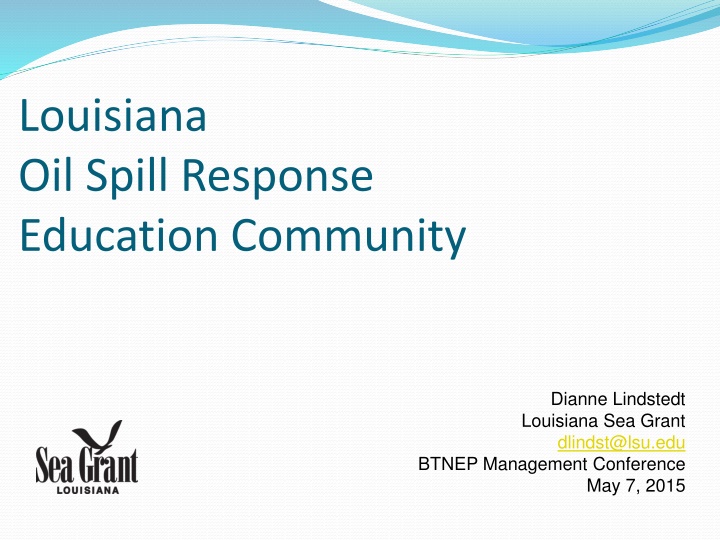 louisiana oil spill response education community