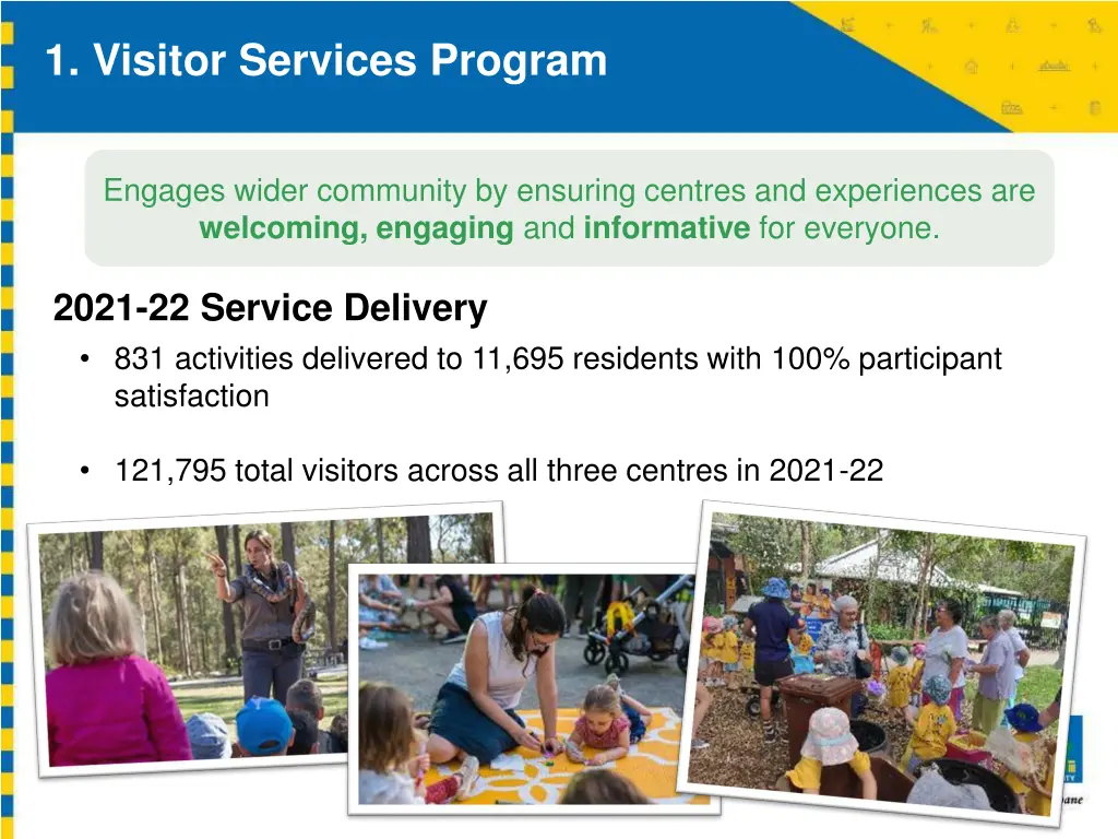 1 visitor services program