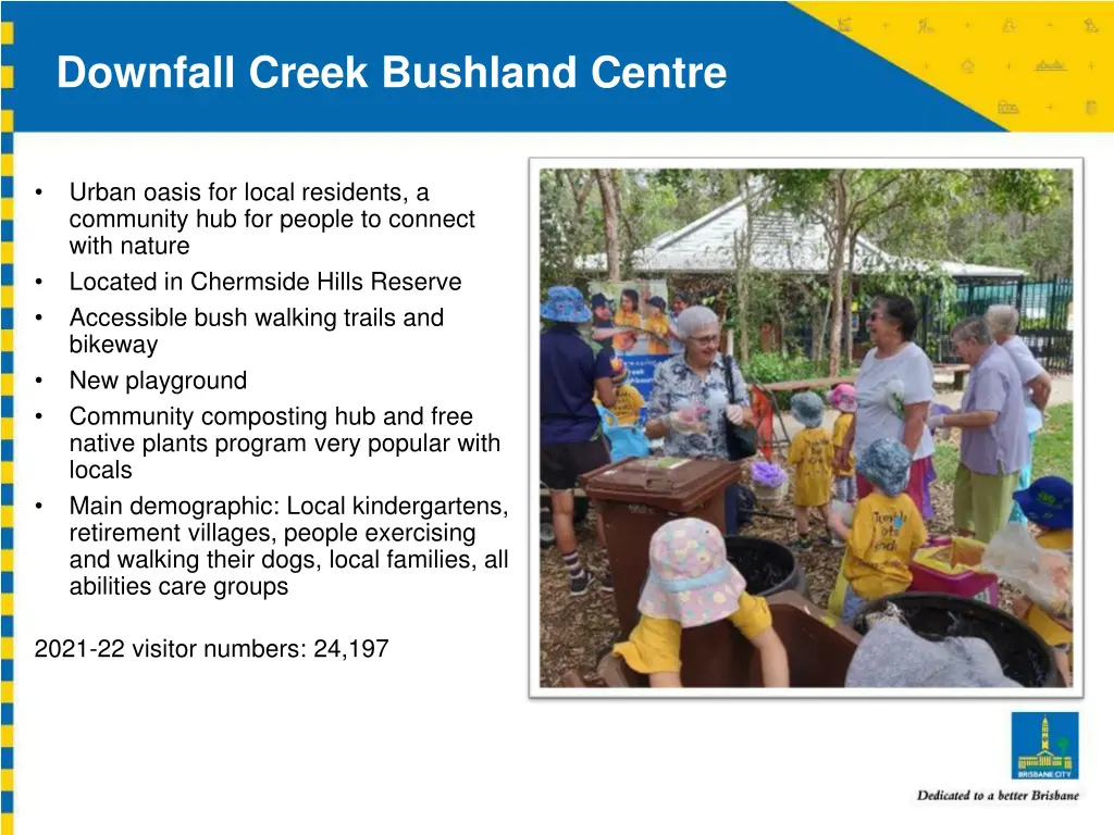 downfall creek bushland centre