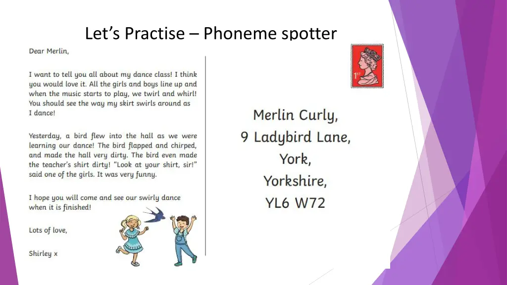 let s practise phoneme spotter