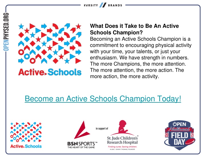 what does it take to be an active schools