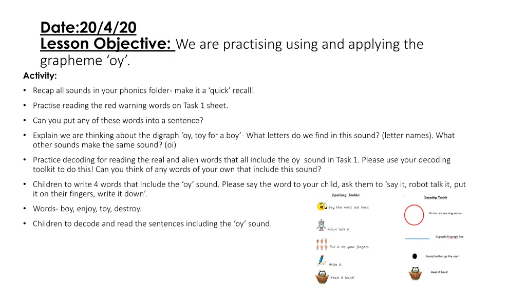 date 20 4 20 lesson objective we are practising