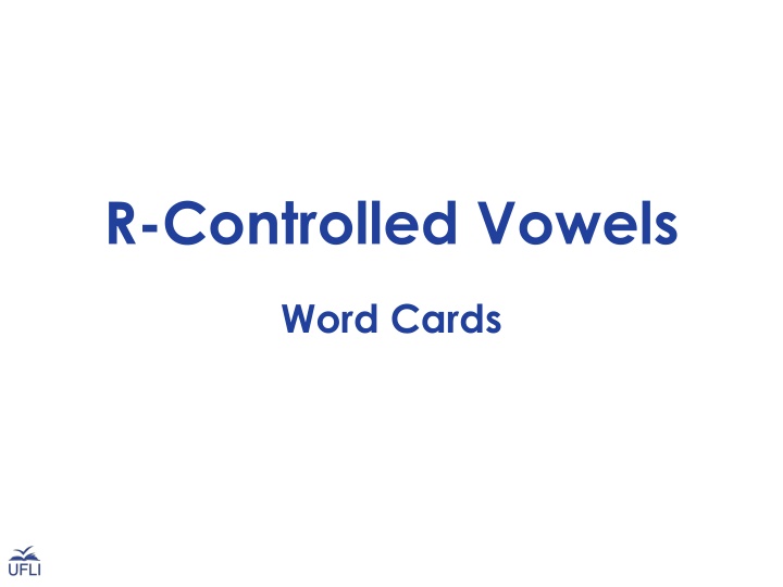 r controlled vowels