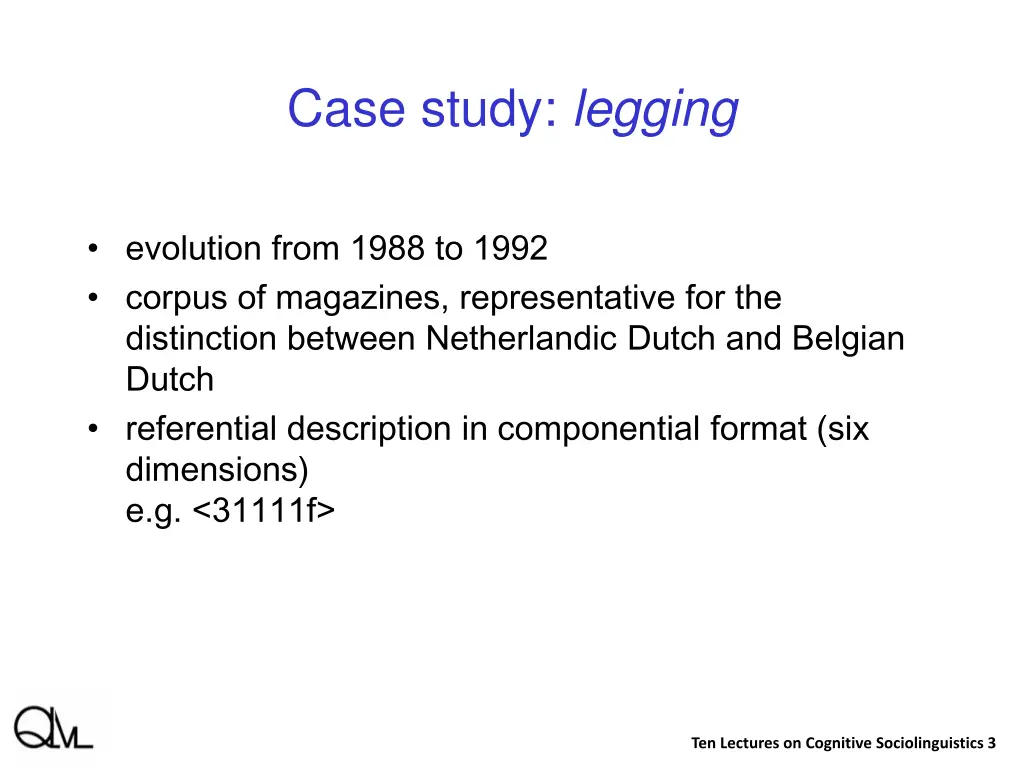 case study legging