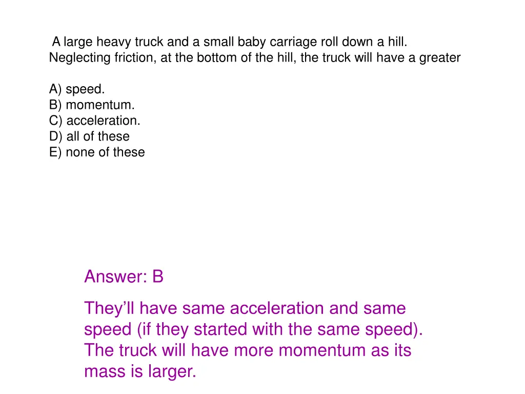 a large heavy truck and a small baby carriage 1