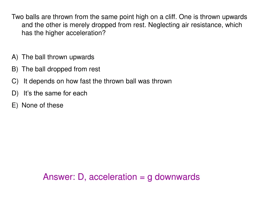 two balls are thrown from the same point high 1