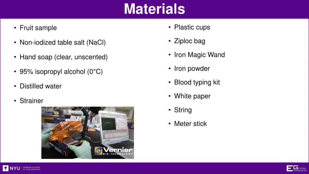 materials