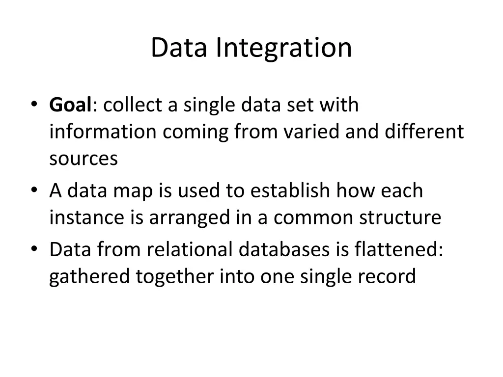 data integration