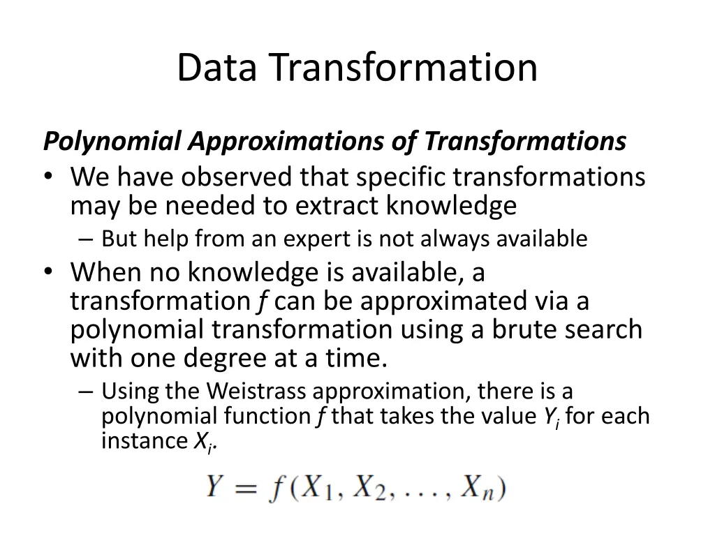 data transformation 5