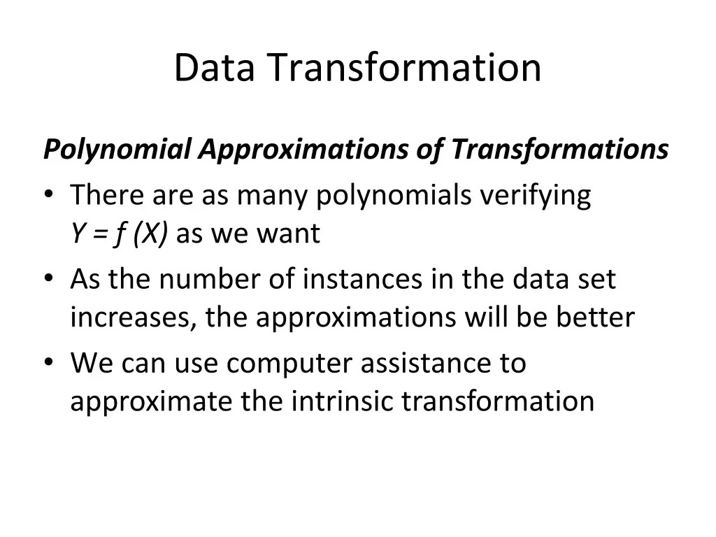 data transformation 6