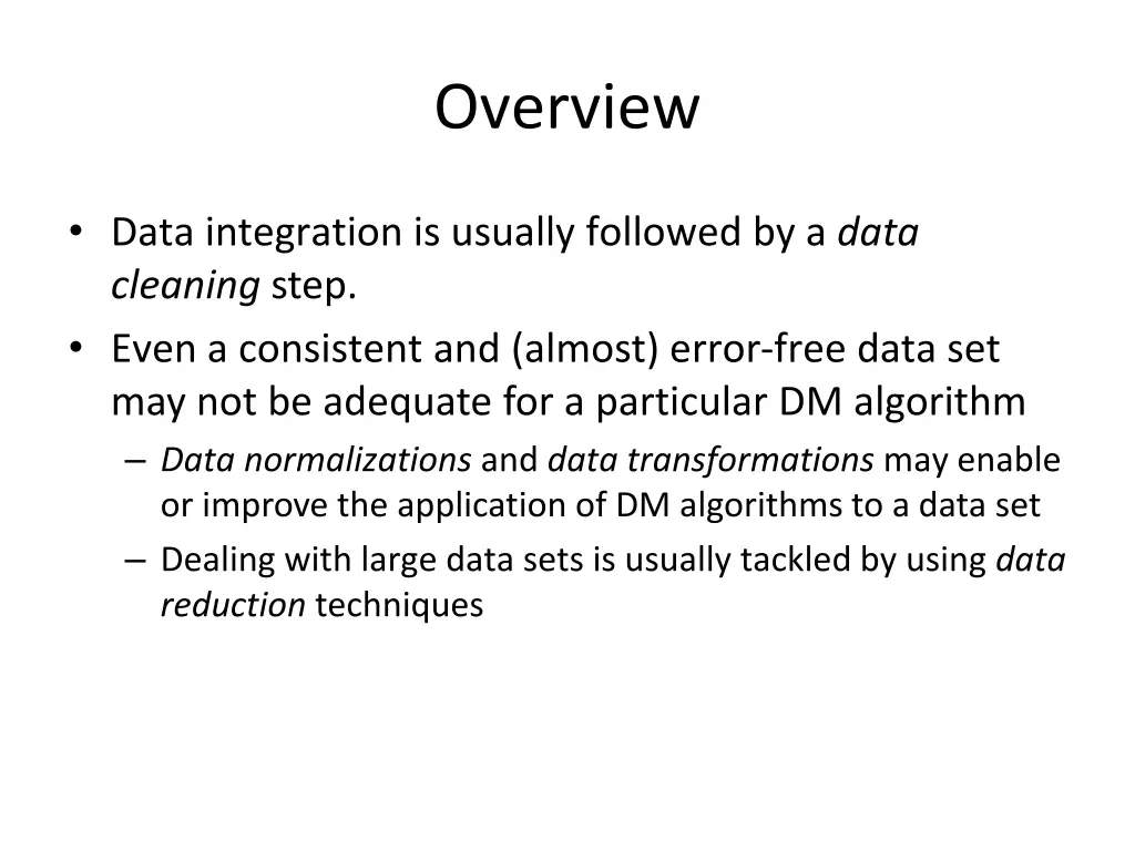 overview 2