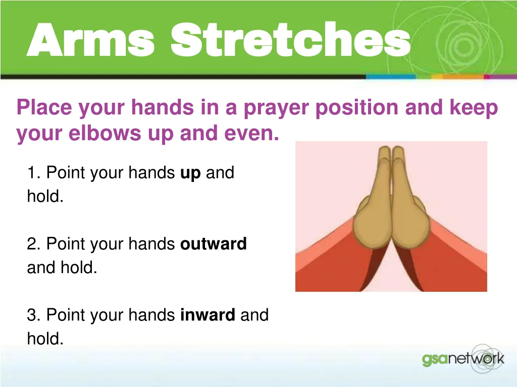 arms stretches arms stretches