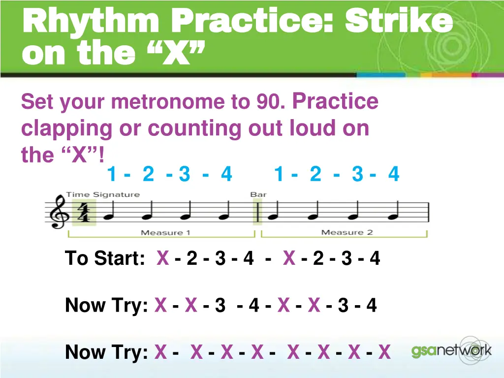 rhythm practice strike rhythm practice strike