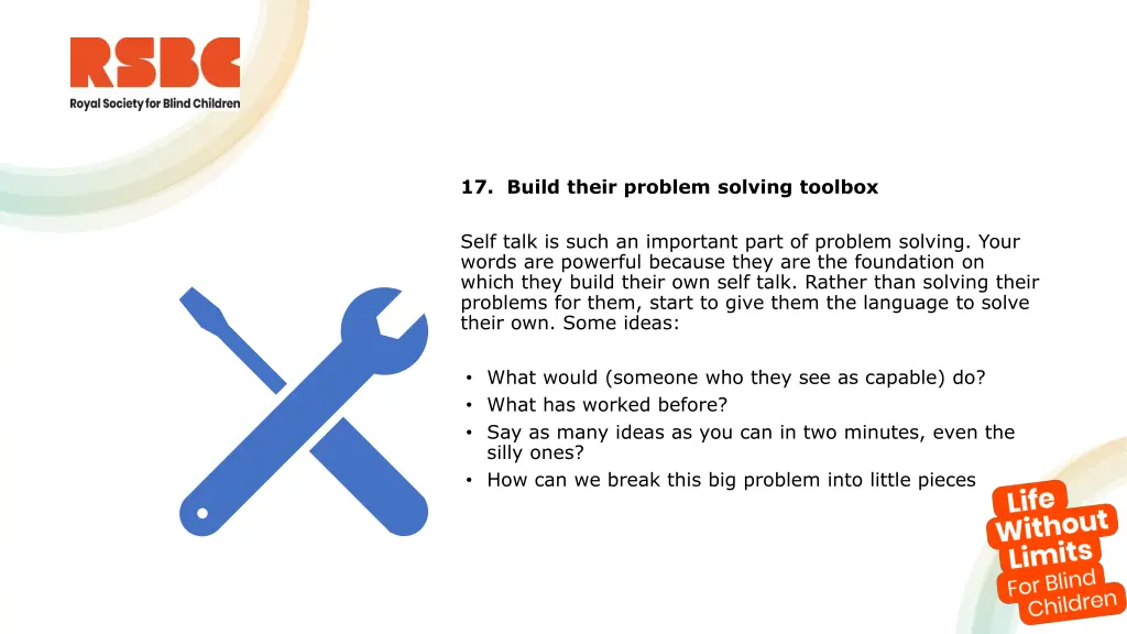 17 build their problem solving toolbox