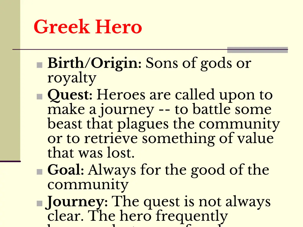 greek hero