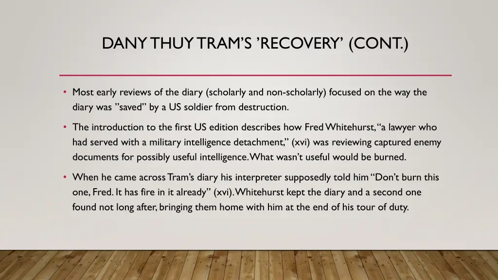 dany thuy tram s recovery cont