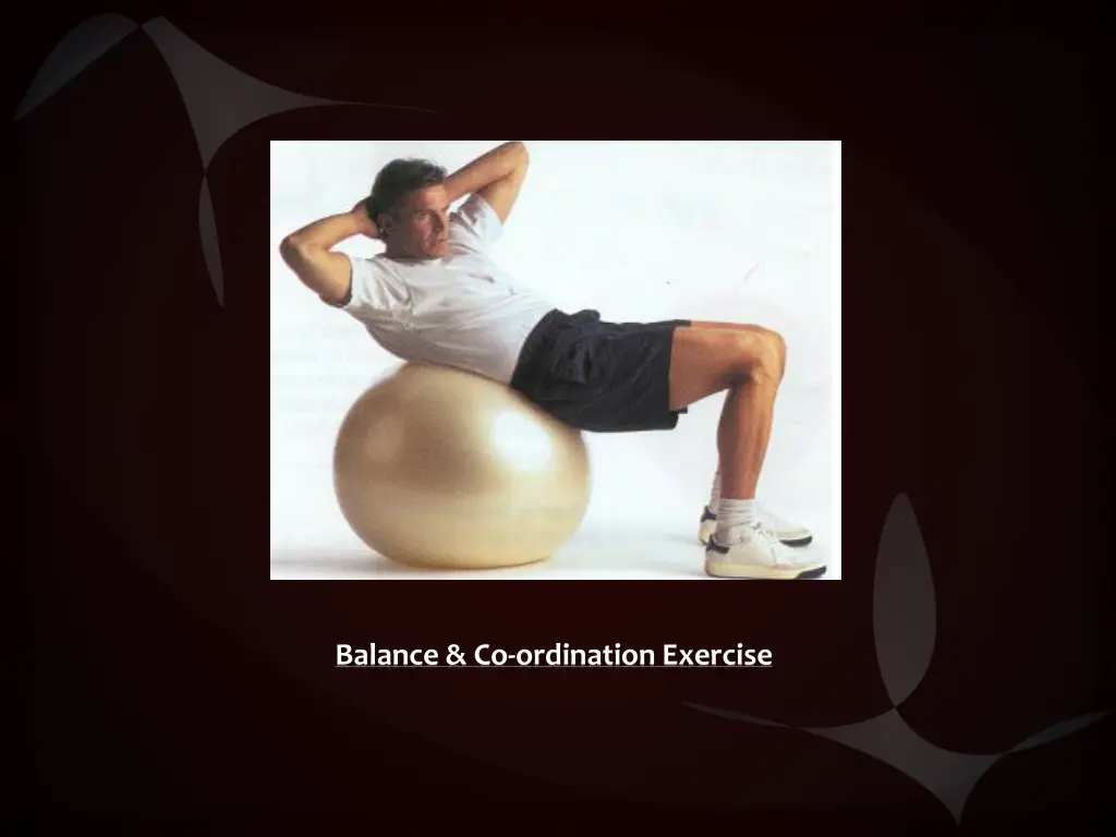 balance co ordination exercise