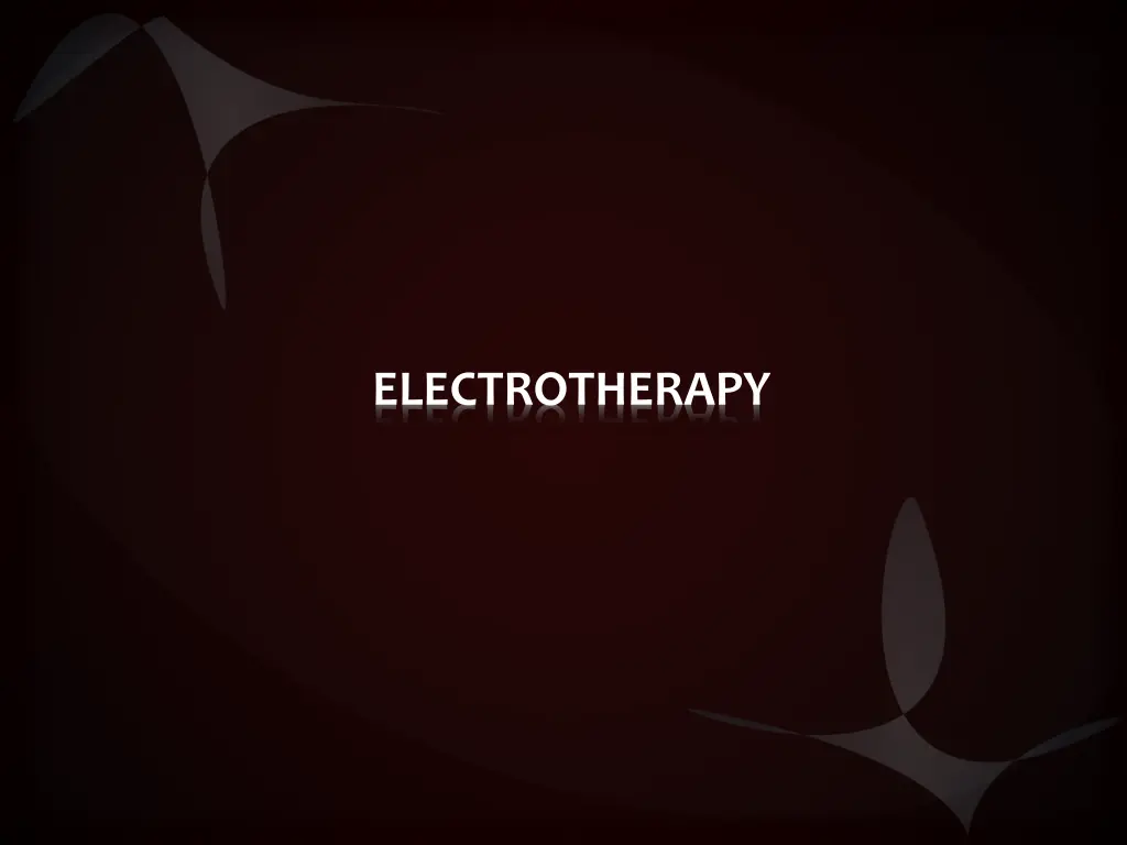 electrotherapy