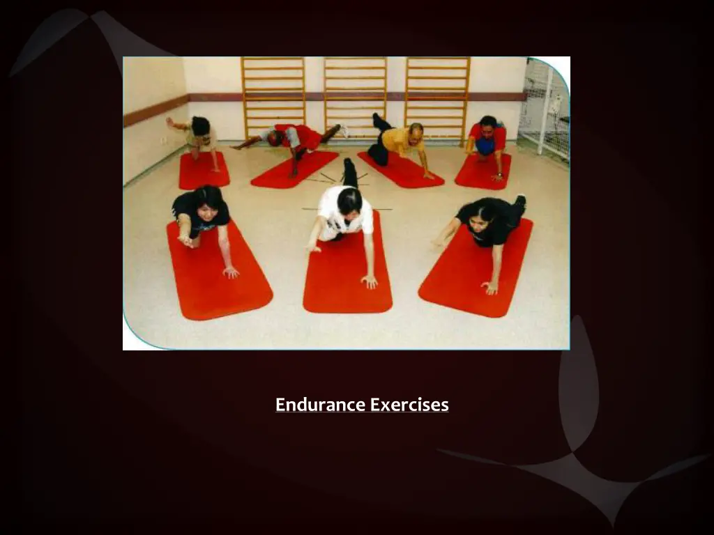 endurance exercises