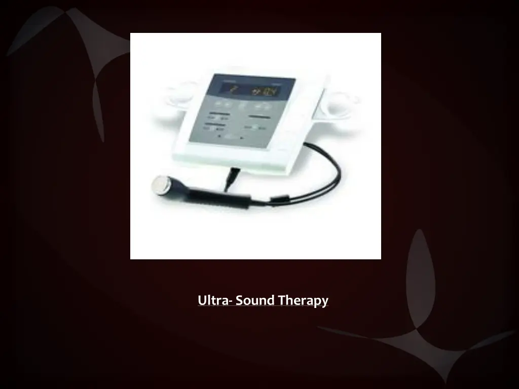 ultra sound therapy