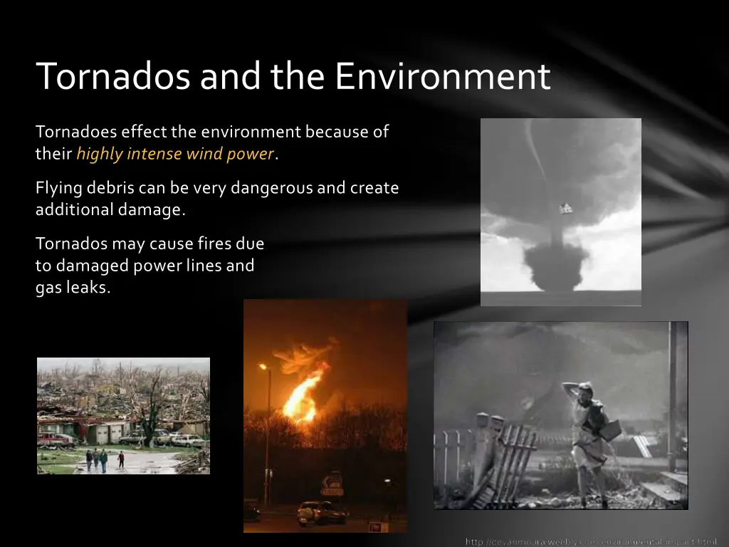 tornados and the environment