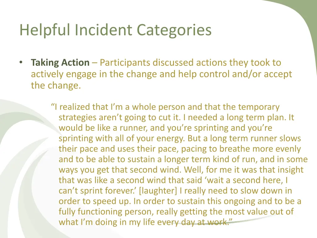 helpful incident categories 4