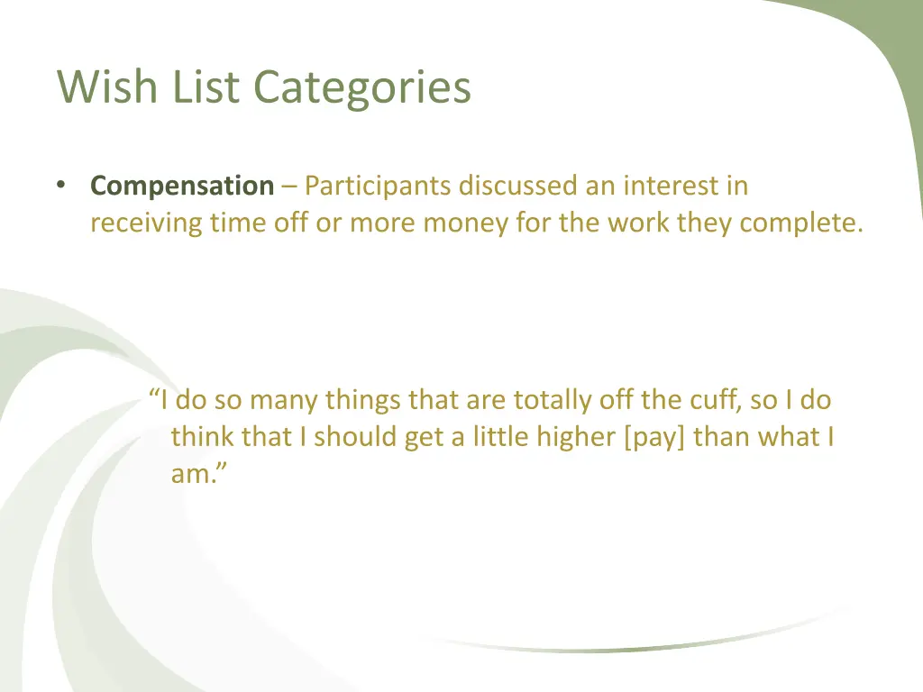 wish list categories 2