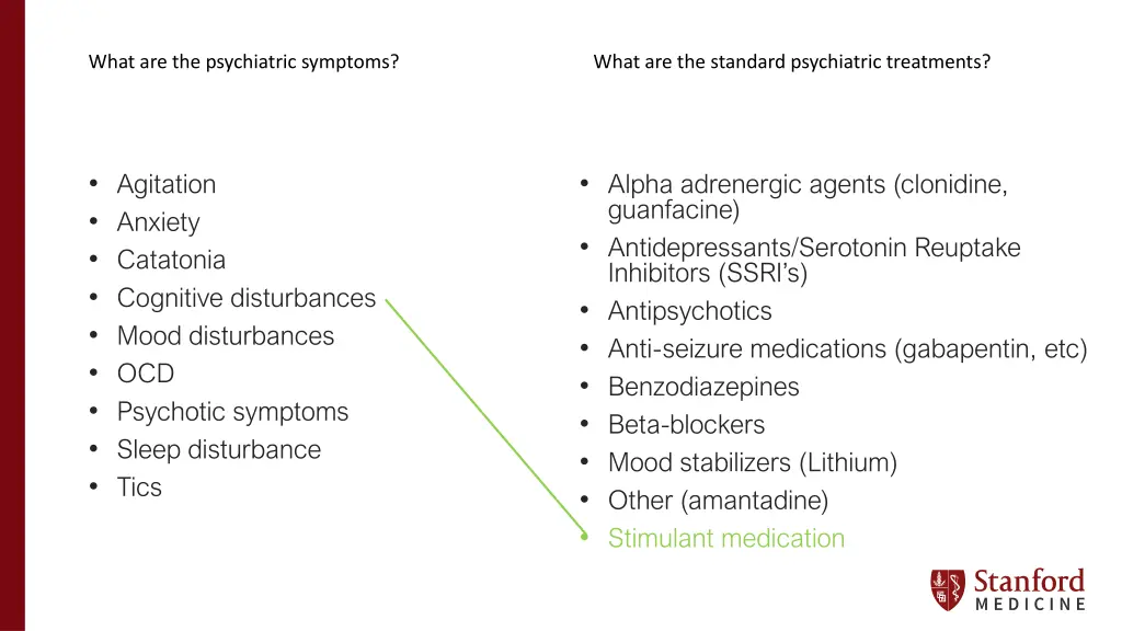 what are the psychiatric symptoms