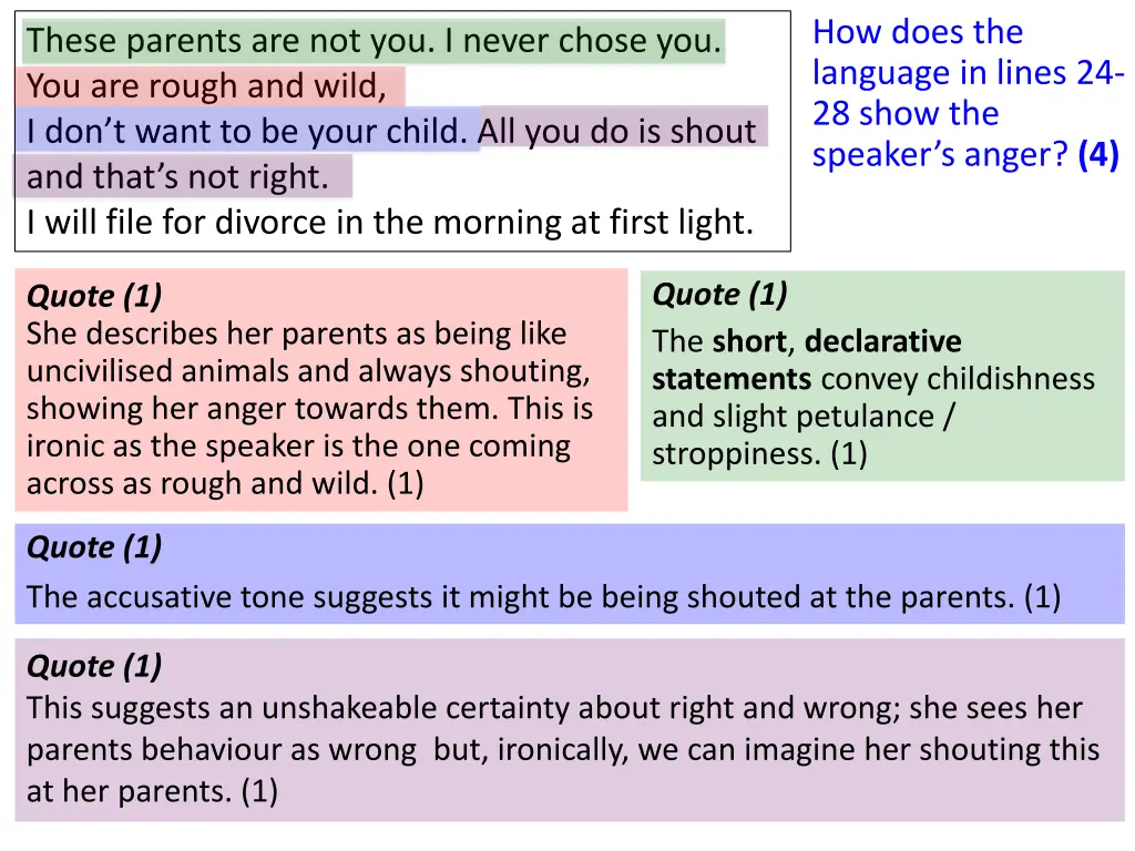 how does the language in lines 24 28 show