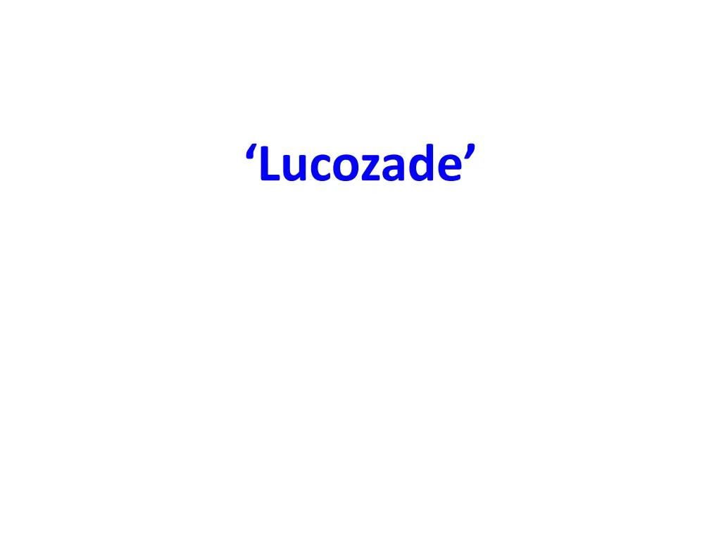 lucozade