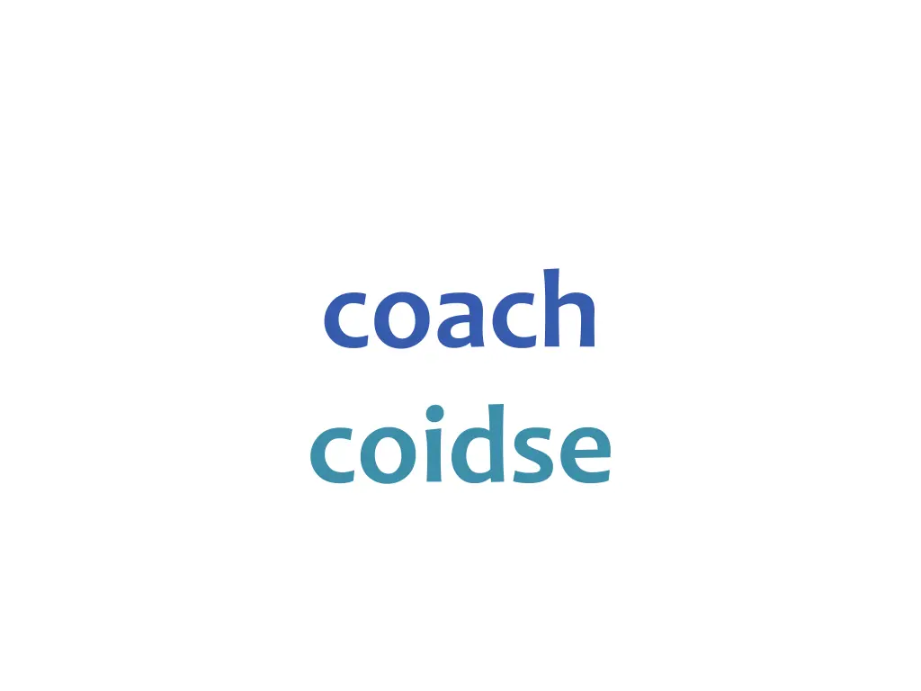 coach coidse