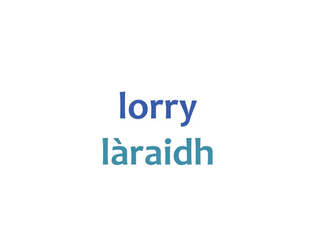 lorry l raidh