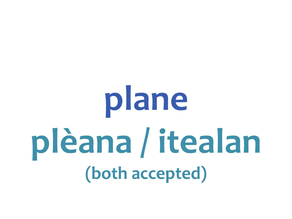 plane