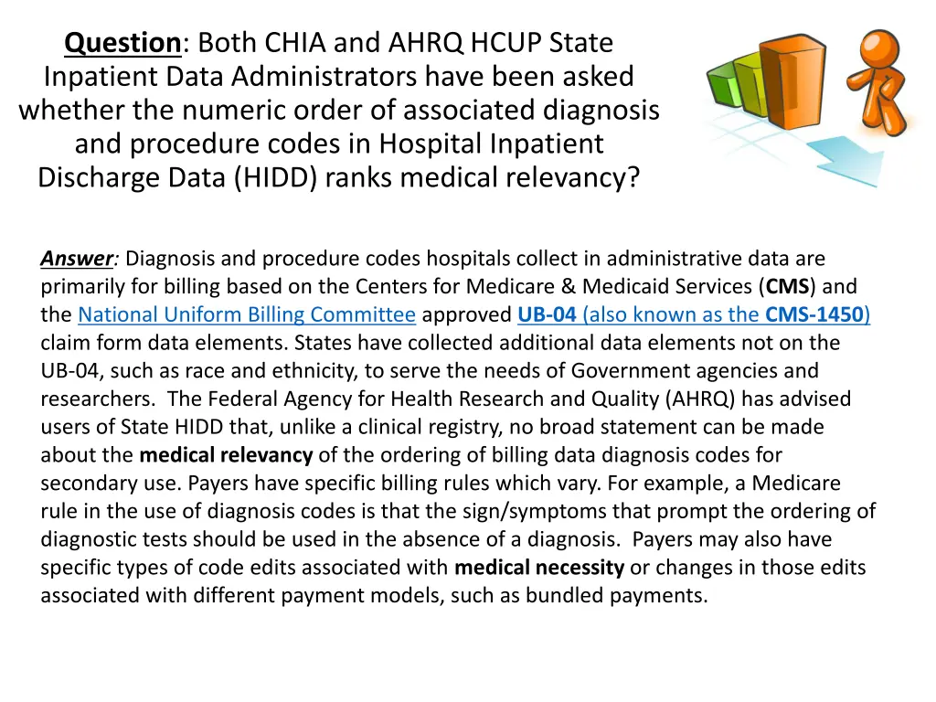 question both chia and ahrq hcup state inpatient