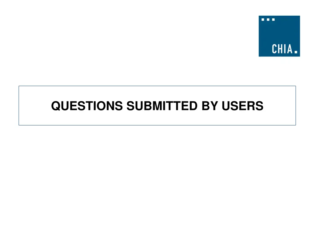 questions submitted by users