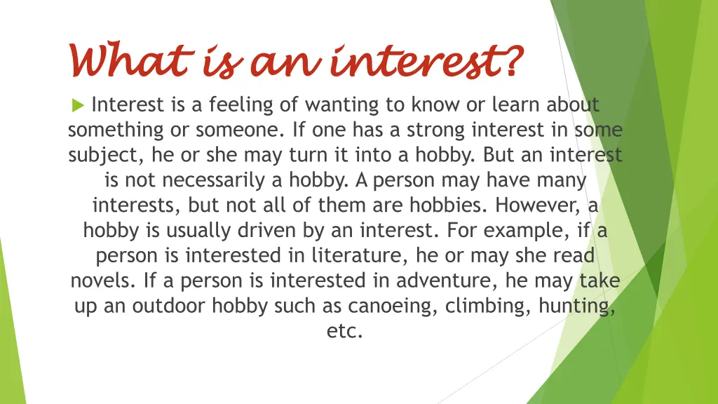 what is an interest what is an interest interest