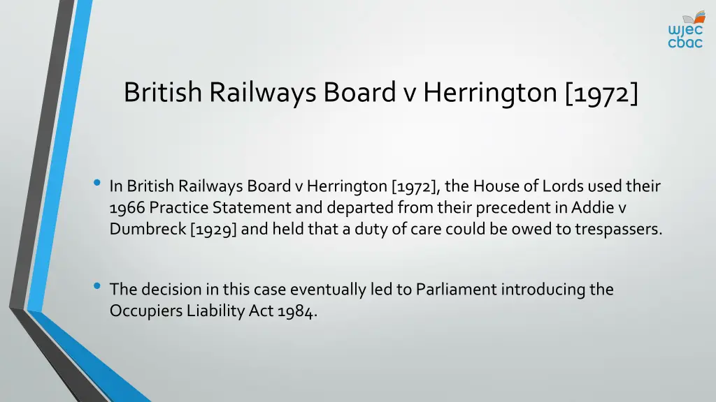 british railways board v herrington 1972