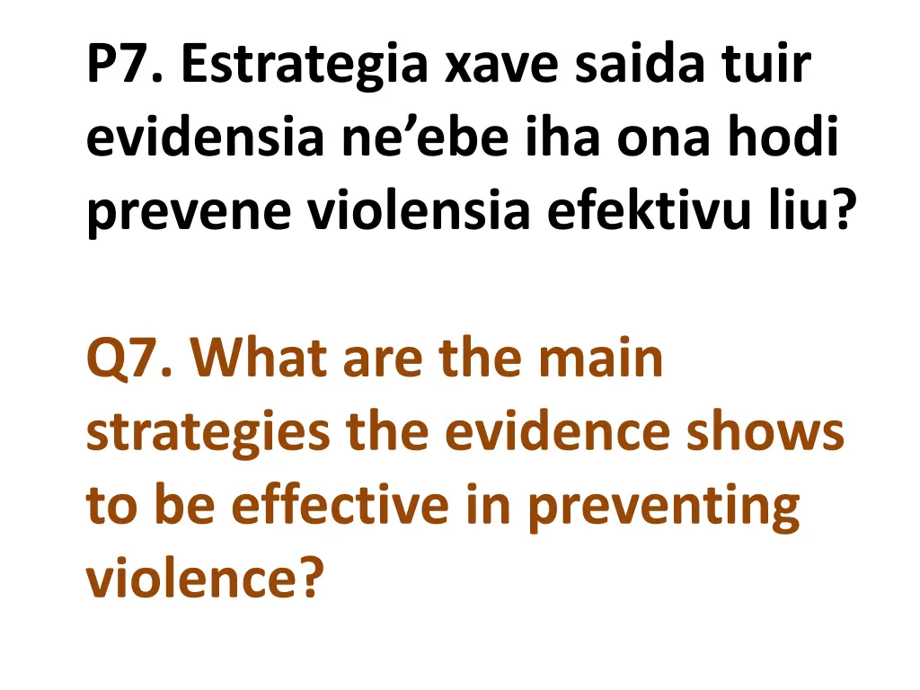 p7 estrategia xave saida tuir evidensia